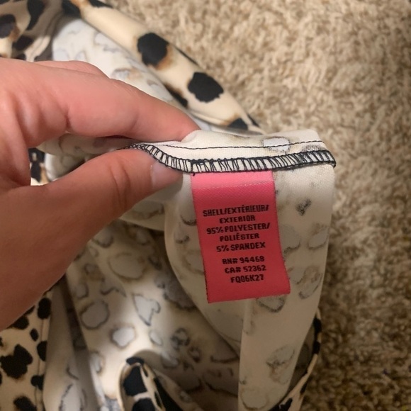 NWT Betsey Johnson Scuba Ruffle Hem Animal Dress 0 - Picture 5 of 8